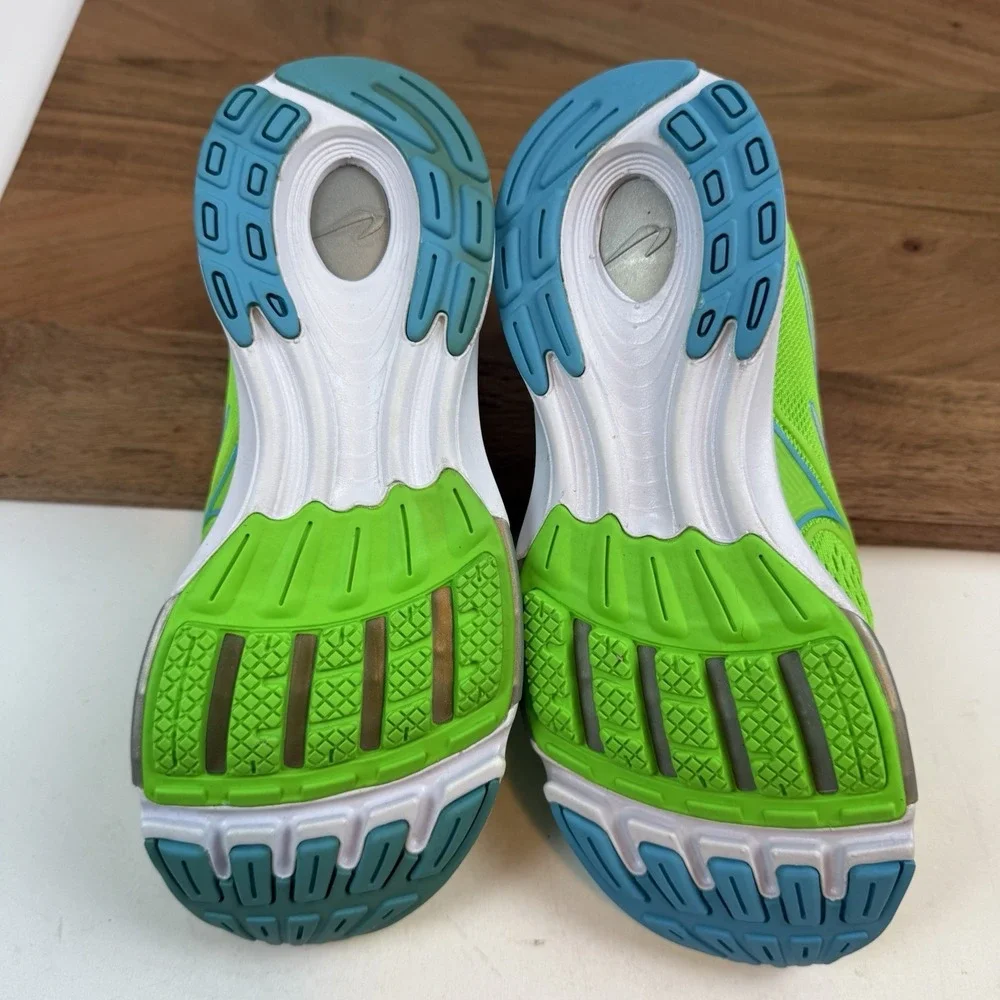 New NIB Womens Newton Fate 5 Neon Green Mesh‎ Athletic Sneakers Shoes Size 6 M